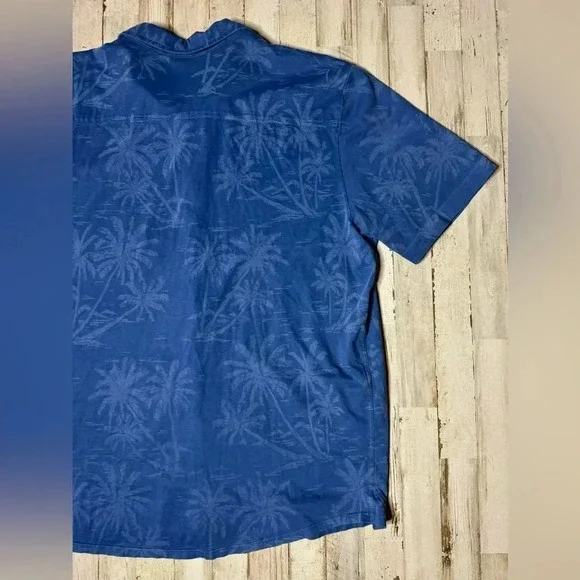 Vintage Tommy Bahama Blue Hawaiian Palm Trees Tropical XXL - Picture 8 of 9